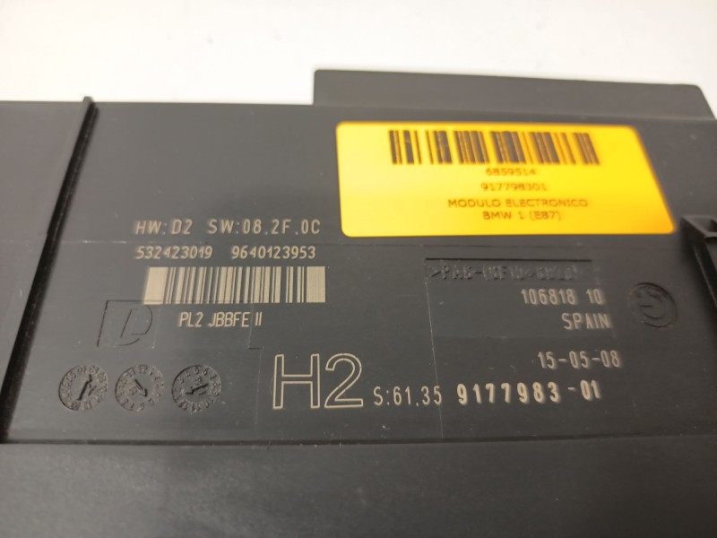 Recambio de modulo electronico para bmw 1 (e87) 116 i referencia OEM IAM 917798301  