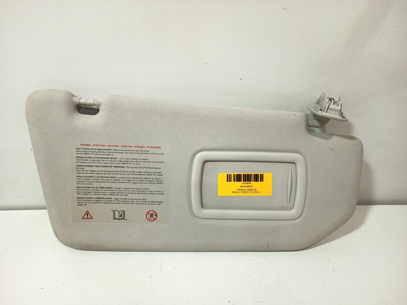 Recambio de parasol derecho para renault scénic iii (jz0/1_) 1.2 tce (jz16) referencia OEM IAM 964009823R  