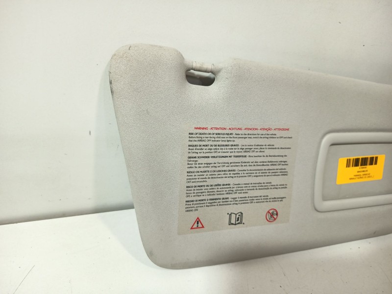 Recambio de parasol derecho para renault scénic iii (jz0/1_) 1.2 tce (jz16) referencia OEM IAM 964009823R  