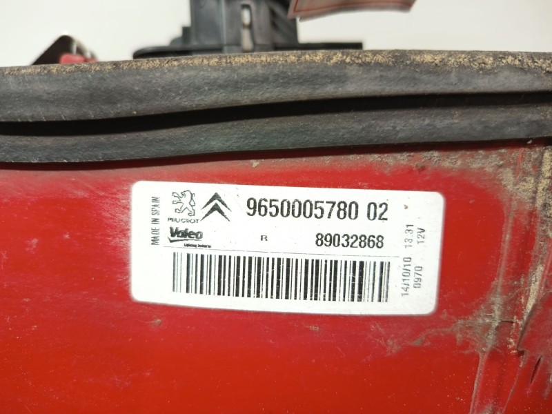 Recambio de piloto trasero derecho para citroën xsara picasso (n68) 1.6 hdi referencia OEM IAM 9650005780  