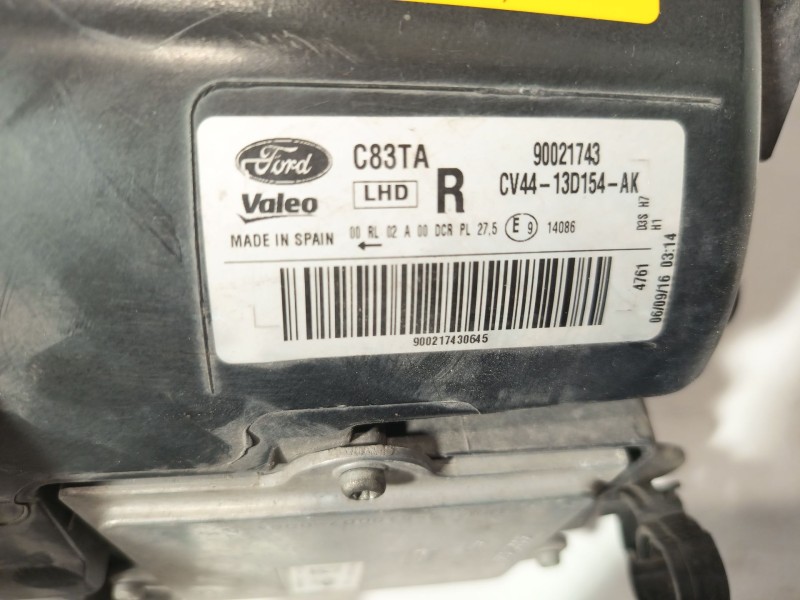 Recambio de faro derecho para ford kuga ii (dm2) 1.5 ecoboost referencia OEM IAM CV4413D154AK 90021743 