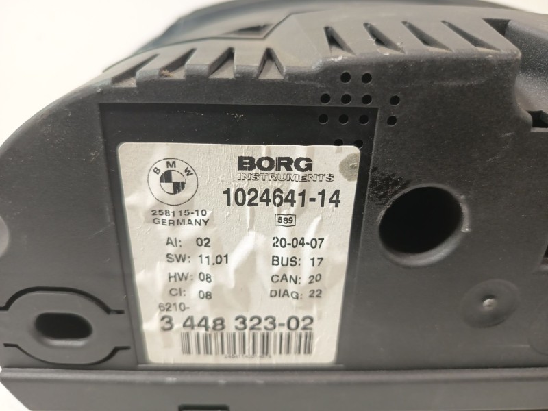 Recambio de cuadro instrumentos para bmw x3 (e83) 2.0 d referencia OEM IAM 102464114  