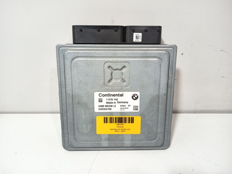 Recambio de centralita motor uce para bmw 1 (e87) 116 i referencia OEM IAM 7579142  