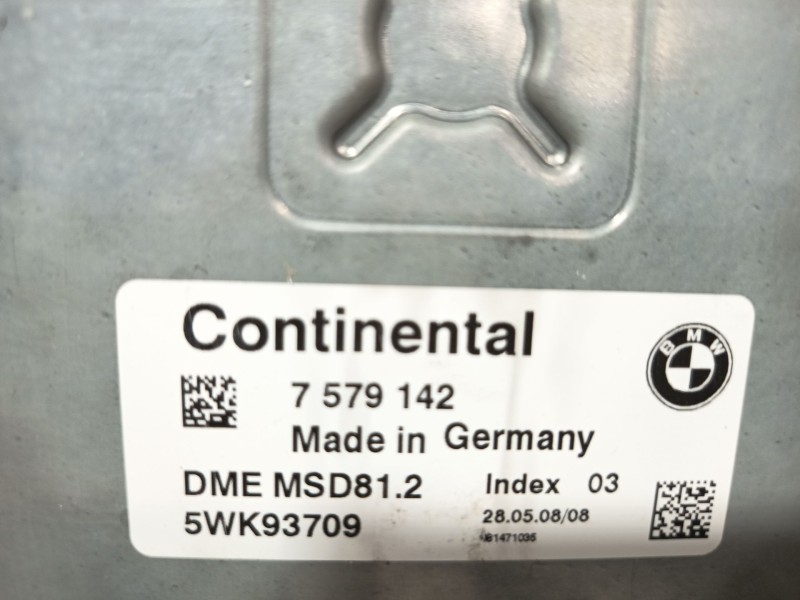 Recambio de centralita motor uce para bmw 1 (e87) 116 i referencia OEM IAM 7579142  