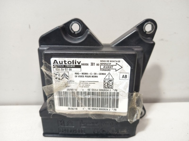 Recambio de centralita airbag para citroën c-elysee (dd_) 1.6 bluehdi 100 referencia OEM IAM 9805630180  