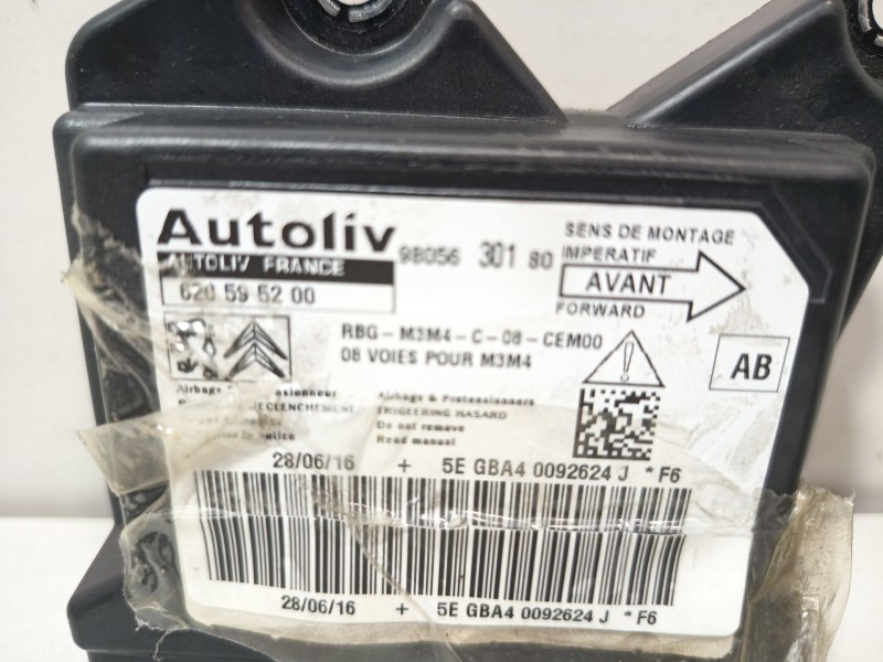 Recambio de centralita airbag para citroën c-elysee (dd_) 1.6 bluehdi 100 referencia OEM IAM 9805630180  