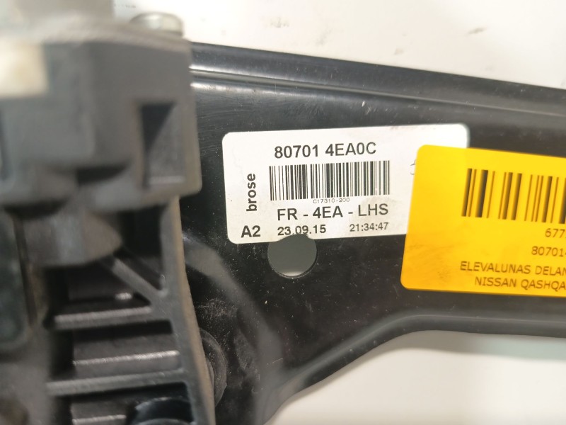 Recambio de elevalunas delantero izquierdo para nissan qashqai ii (j11, j11_) 1.6 dci referencia OEM IAM 807014EA0C  