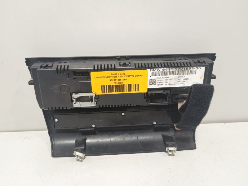 Recambio de mando calefaccion / aire acondicionado para bmw 1 (e87) 118 i referencia OEM IAM 6411922185305  