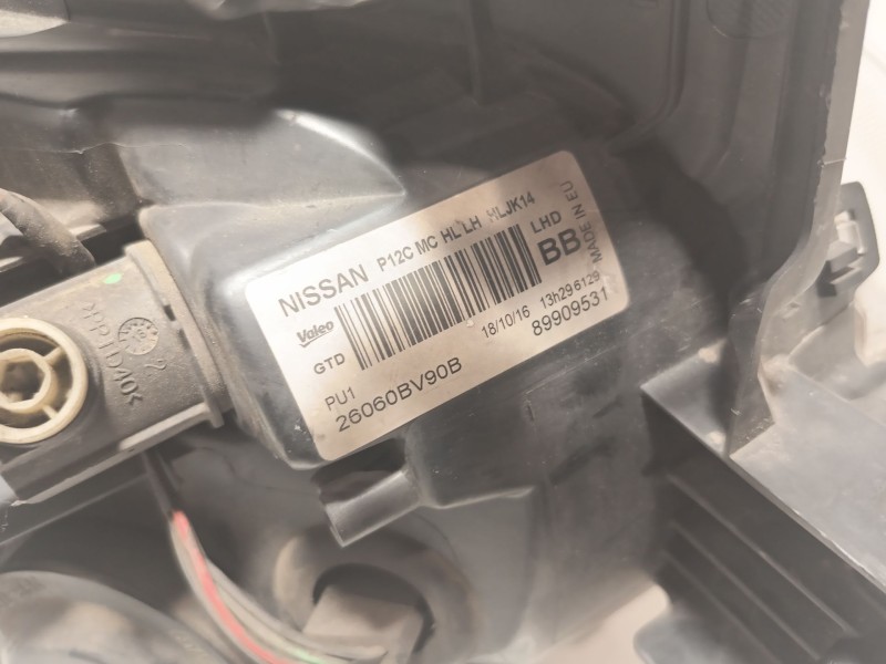 Recambio de faro izquierdo para nissan juke (f15) 1.2 dig-t referencia OEM IAM 89909531  