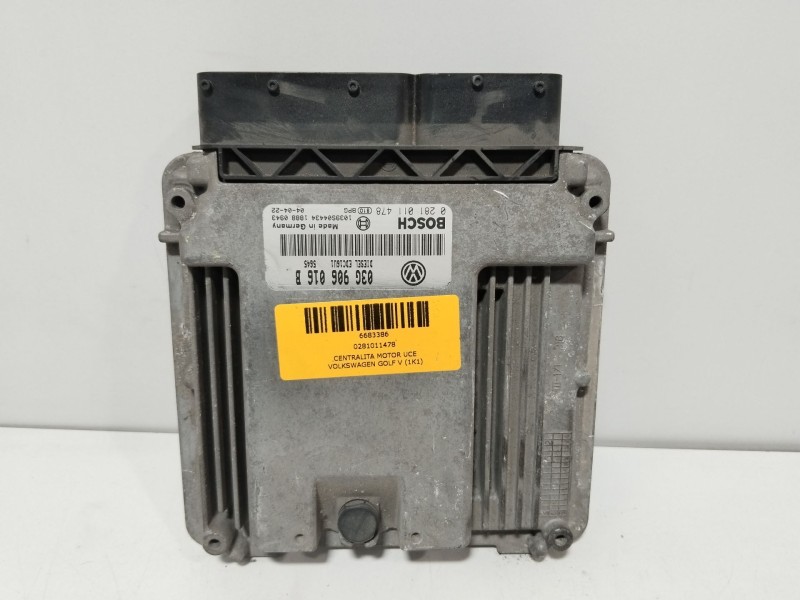 Recambio de centralita motor uce para volkswagen golf v (1k1) 1.9 tdi referencia OEM IAM 0281011478  
