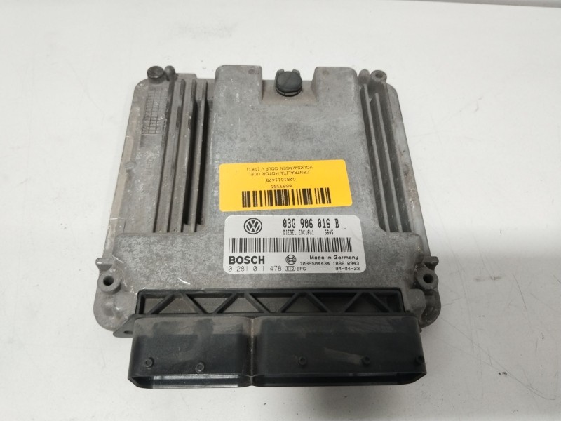 Recambio de centralita motor uce para volkswagen golf v (1k1) 1.9 tdi referencia OEM IAM 0281011478  