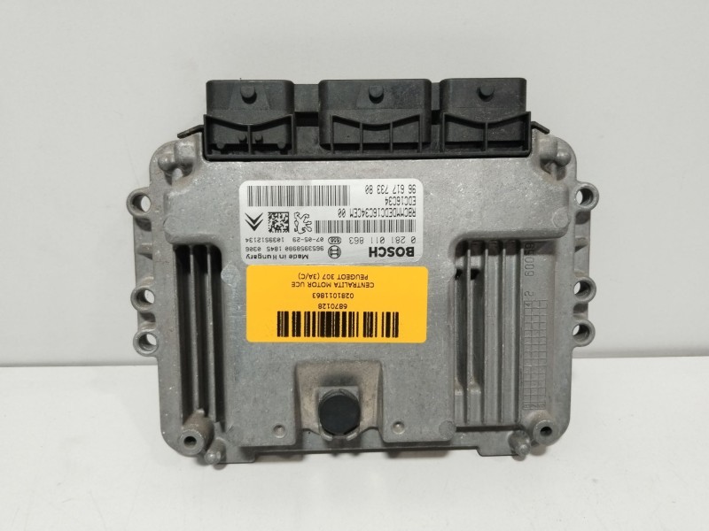 Recambio de centralita motor uce para peugeot 307 (3a/c) 1.6 hdi referencia OEM IAM 0281011863  