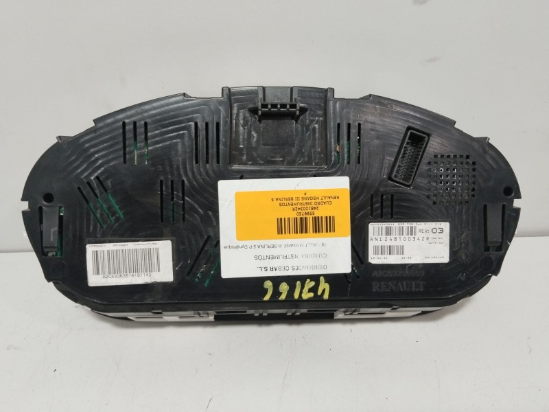 Recambio de cuadro instrumentos para renault megane iii berlina 5 p dynamique referencia OEM IAM 248100342R  
