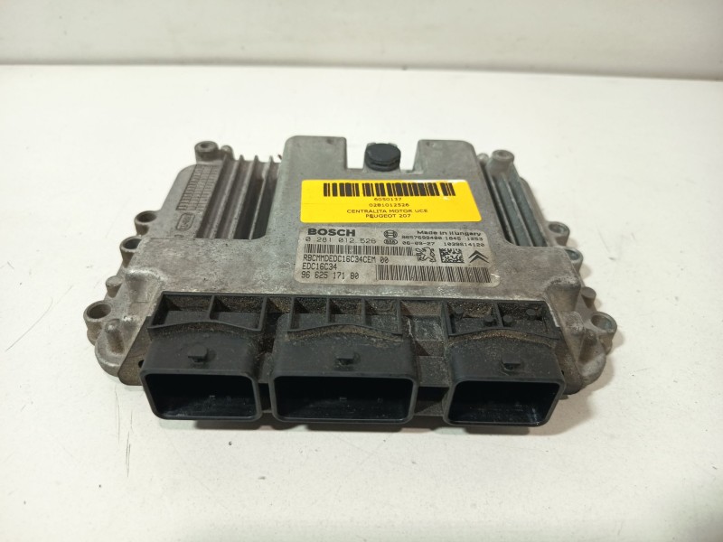 Recambio de centralita motor uce para peugeot 207 confort referencia OEM IAM 0281012526  