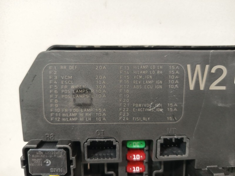 Recambio de caja reles / fusibles para nissan nv200 furgoneta e-nv (me0n) referencia OEM IAM 284B73NL1A  