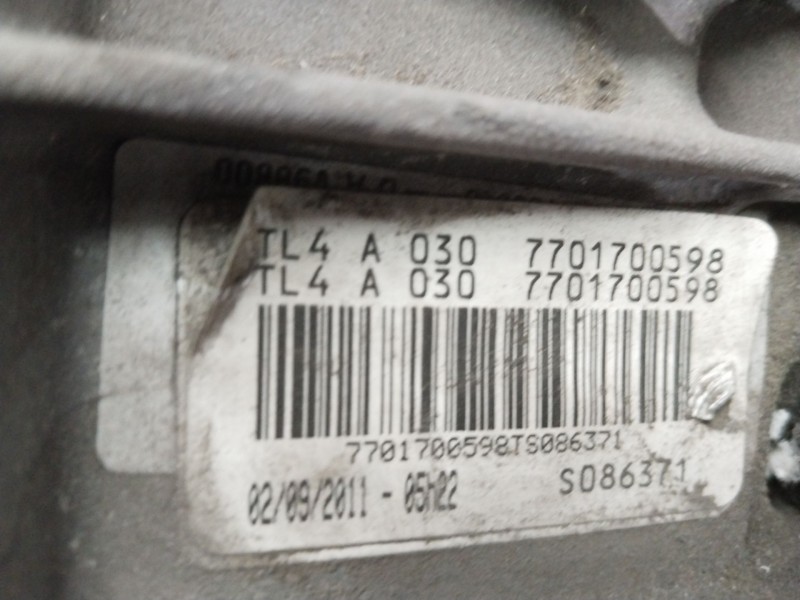 Recambio de caja cambios para renault megane iii berlina 5 p emotion referencia OEM IAM TL4A030  