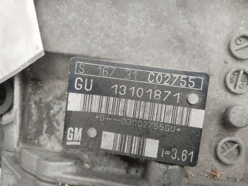 Recambio de caja cambios para opel vectra c berlina comfort referencia OEM IAM 13101871  C02755