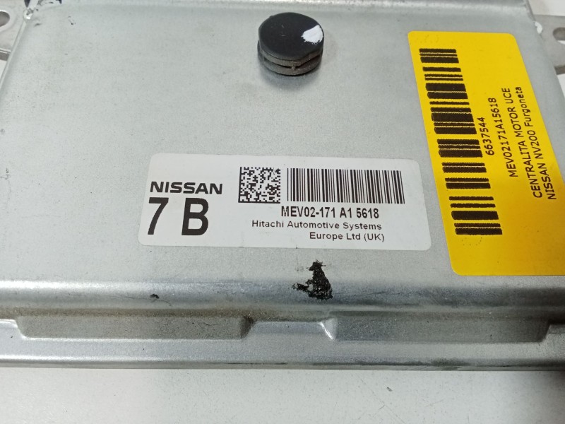 Recambio de centralita motor uce para nissan nv200 furgoneta e-nv (me0n) referencia OEM IAM MEV02171A15618  