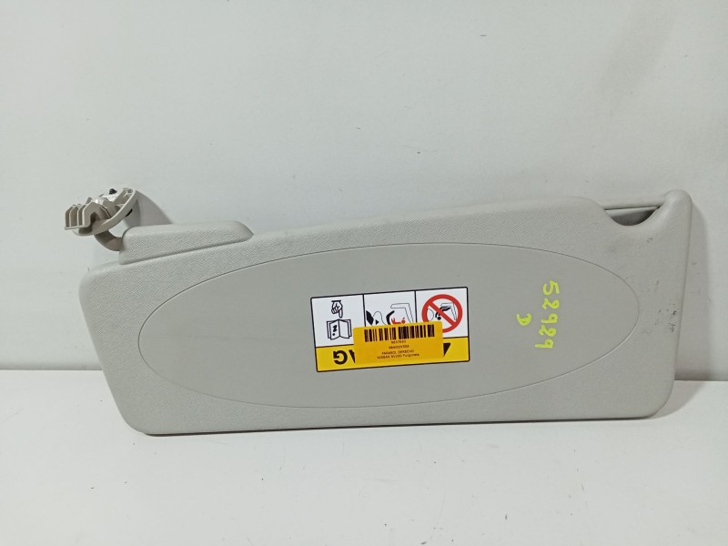 Recambio de parasol derecho para nissan nv200 furgoneta e-nv (me0n) referencia OEM IAM 96400JX50A  