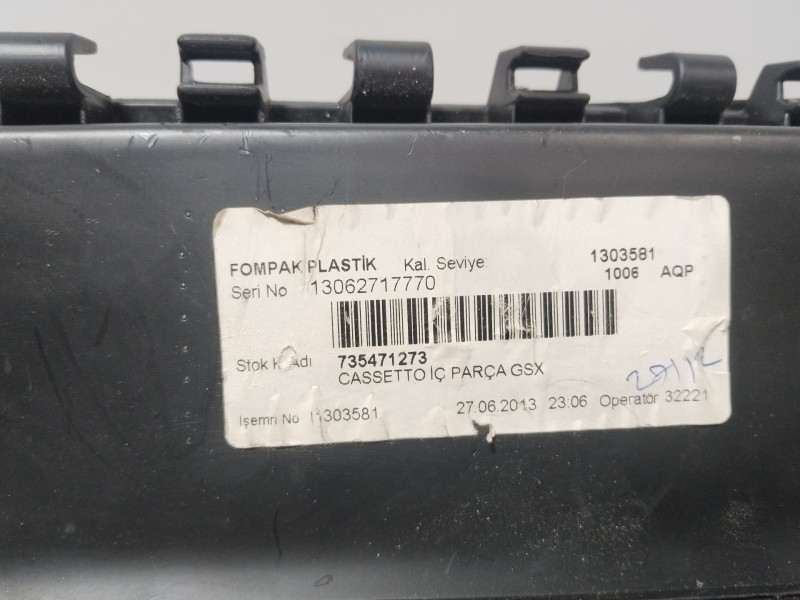 Recambio de guantera para opel combo furgoneta/monovolumen (x12) 1.3 cdti (b05) referencia OEM IAM 95511235  