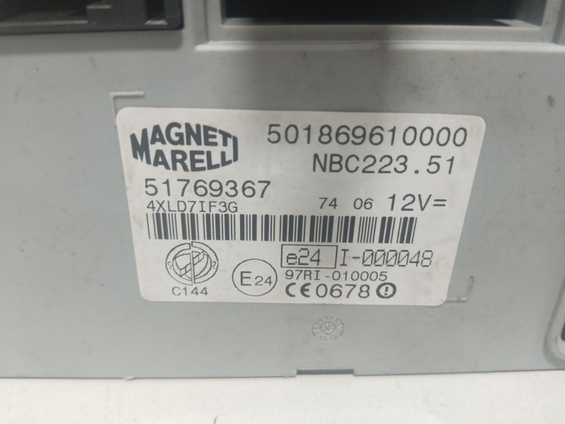 Recambio de modulo confort para fiat doblo furgoneta/monovolumen (223_) 1.9 jtd referencia OEM IAM 501869610000  