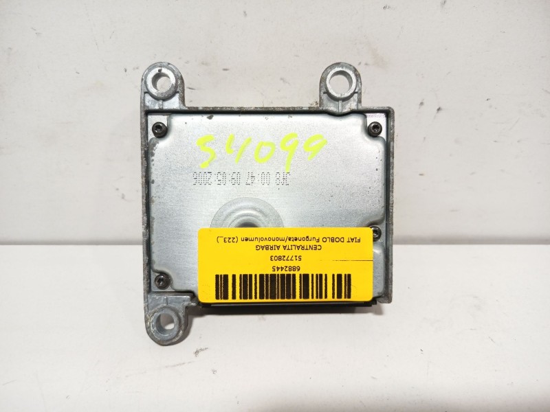 Recambio de centralita airbag para fiat doblo furgoneta/monovolumen (223_) 1.9 jtd referencia OEM IAM 51772803  
