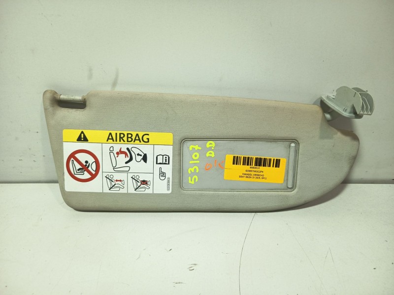 Recambio de parasol derecho para seat ibiza iv (6j5, 6p1) 1.4 tdi referencia OEM IAM 6J0857552C2F4  