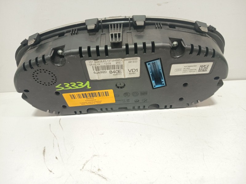 Recambio de cuadro instrumentos para seat toledo iv (kg3) 1.6 tdi referencia OEM IAM 6JA920840E  
