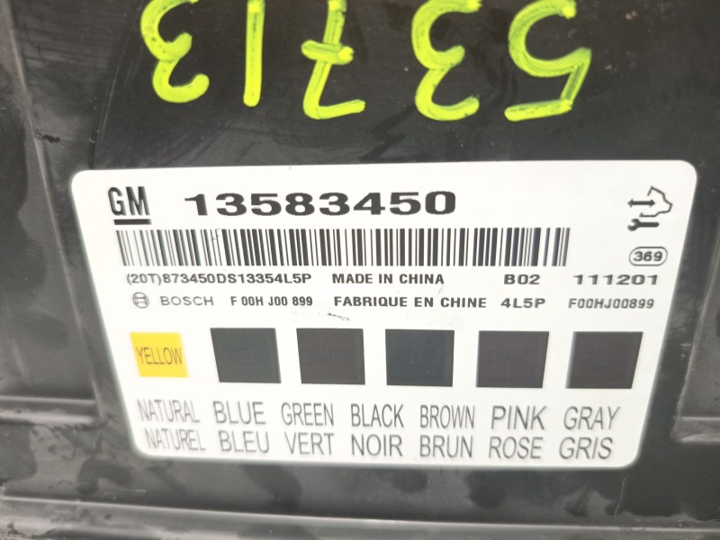 Recambio de modulo electronico para chevrolet orlando (j309) 2.0 d referencia OEM IAM 13583450  