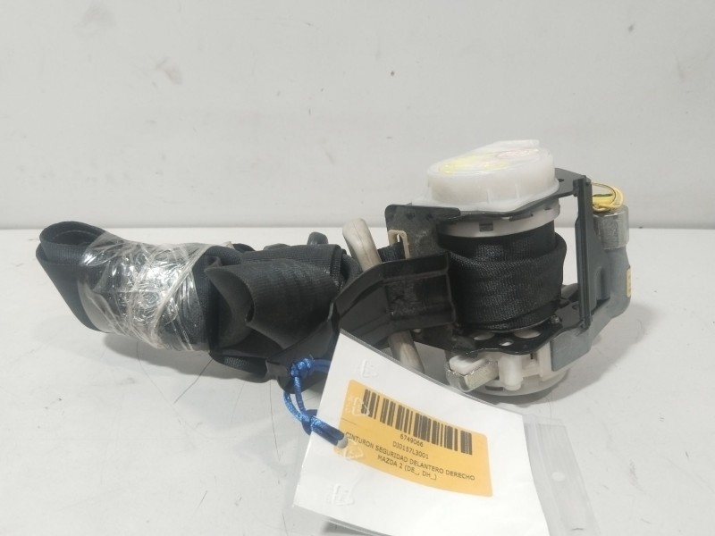 Recambio de cinturon seguridad delantero derecho para mazda 2 (de_, dh_) 1.3 (de3fs) referencia OEM IAM DJ0157L3001  