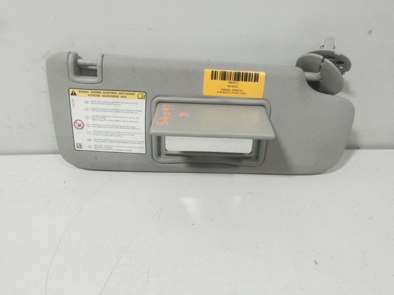 Recambio de parasol derecho para chevrolet cruze (j300) 2.0 cdi referencia OEM IAM 95034227  