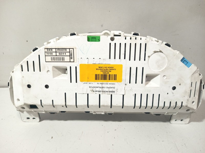 Recambio de cuadro instrumentos para honda cr-v (rd8) es referencia OEM IAM 78100S9AG21  