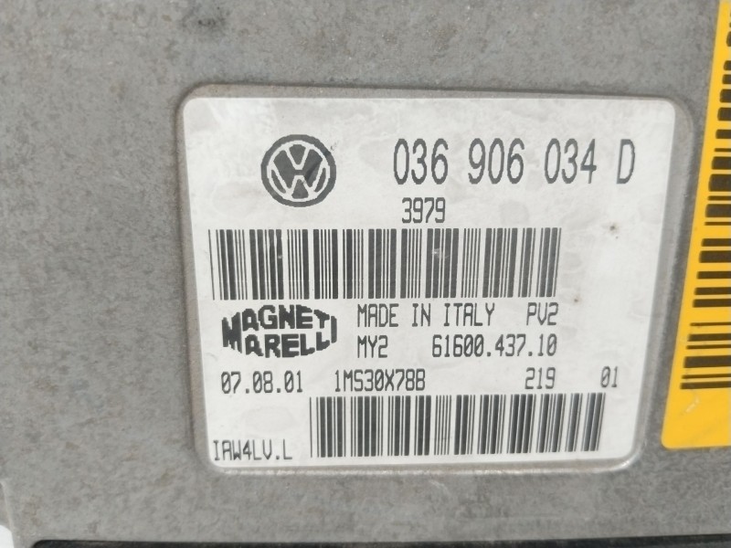 Recambio de centralita motor uce para volkswagen polo (6n2) 1.4 16v referencia OEM IAM 036906034D  