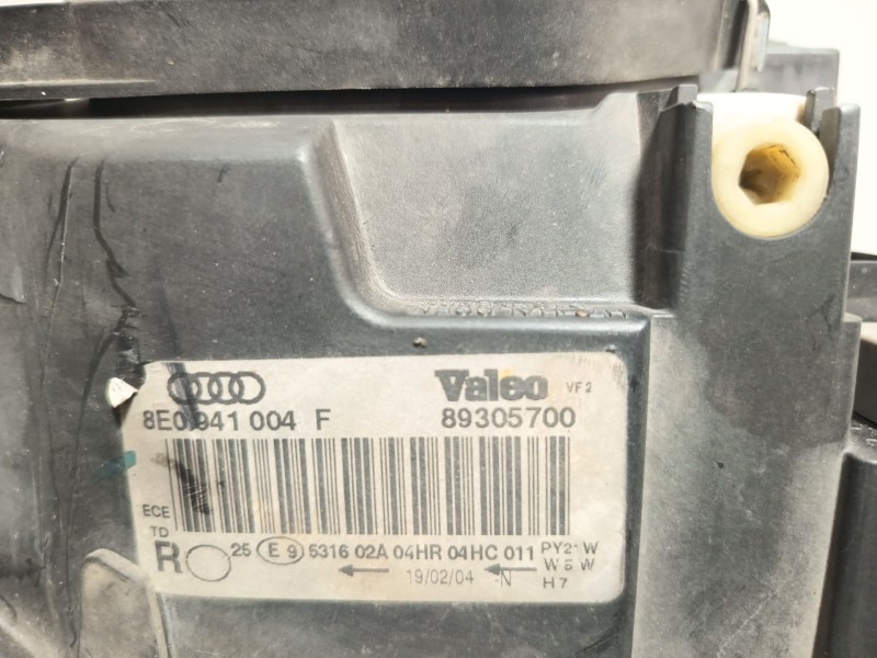Recambio de faro derecho para audi a4 b6 (8e2) 1.9 tdi quattro referencia OEM IAM 8E0941004F 8E0941030C 