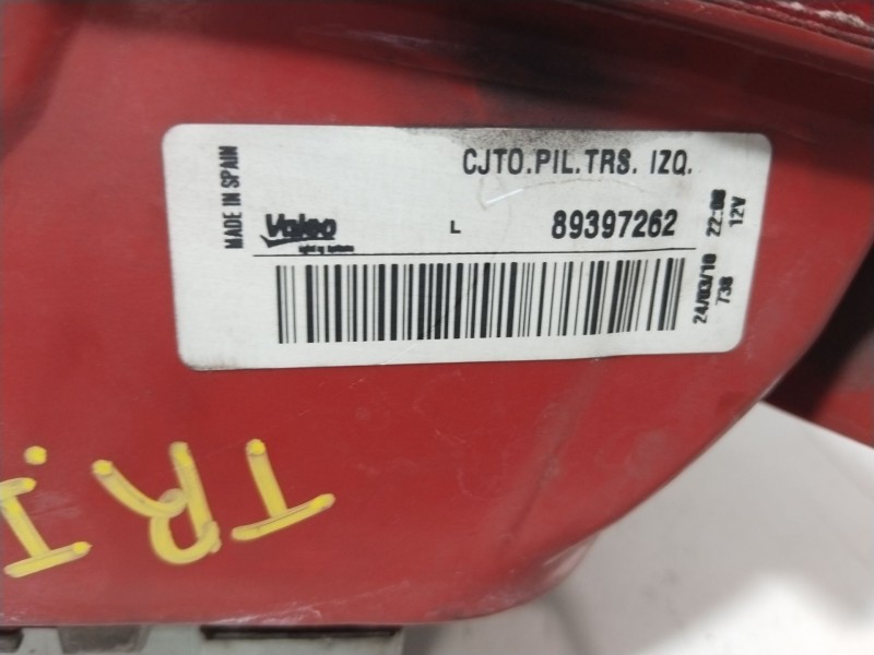 Recambio de piloto trasero izquierdo para volkswagen golf iv (1j1) 1.6 16v referencia OEM IAM 89397262  