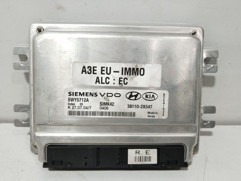 Recambio de centralita motor uce para kia rio i hatchback (dc) 1.3 referencia OEM IAM 391102X547  