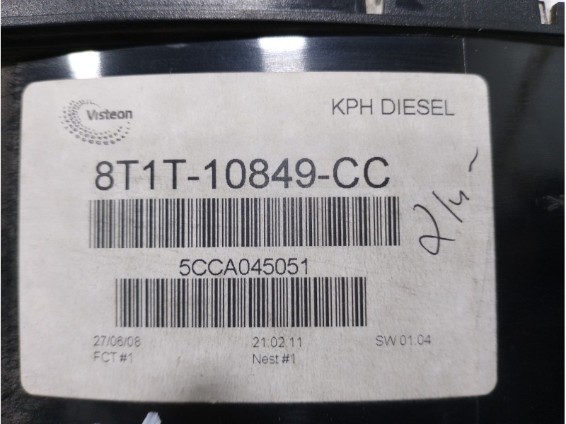 Recambio de cuadro instrumentos para ford transit connect (tc7) furgón (2006) referencia OEM IAM 8T1T10849CC  