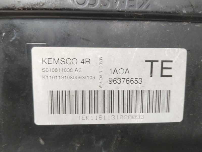 Recambio de centralita motor uce para daewoo kalos (klas) 1.2 referencia OEM IAM 96376653  