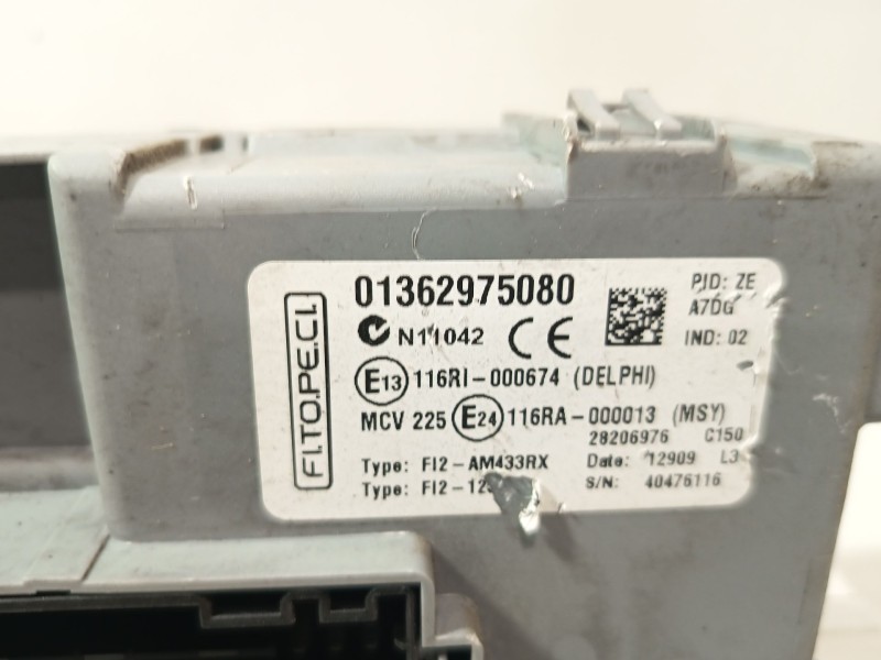 Recambio de caja reles / fusibles para citroën nemo monospace 1.4 hdi referencia OEM IAM 01362975080  