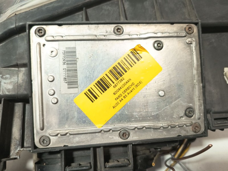 Recambio de faro derecho para audi a4 b5 avant (8d5) 1.8 t referencia OEM IAM 8D0941004AN 8D0941030F 