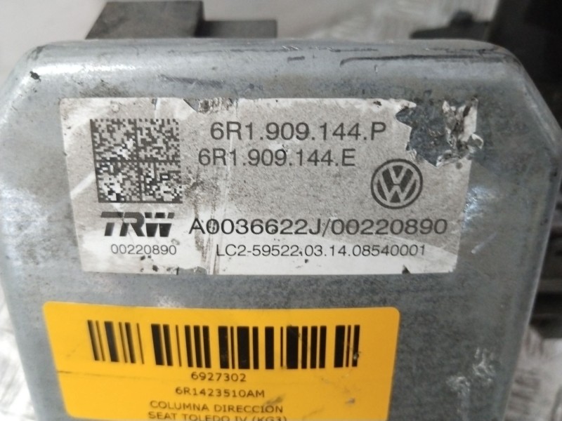 Recambio de columna direccion para seat toledo iv (kg3) 1.6 tdi referencia OEM IAM 6R1423510AM 6R1909144P 6R1909144E