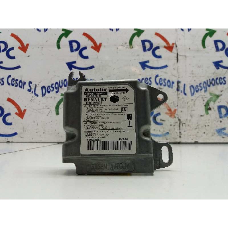 CENTRALITA AIRBAG 8200098402 600589600 - imagen 2