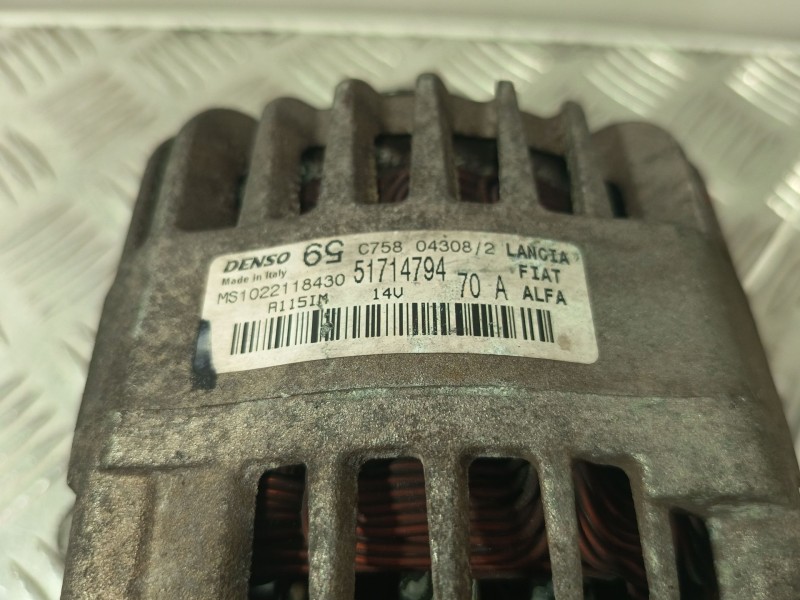 Recambio de alternador para fiat panda / panda classic (169_) 1.1 (169.axa1a) referencia OEM IAM MS1022118430  