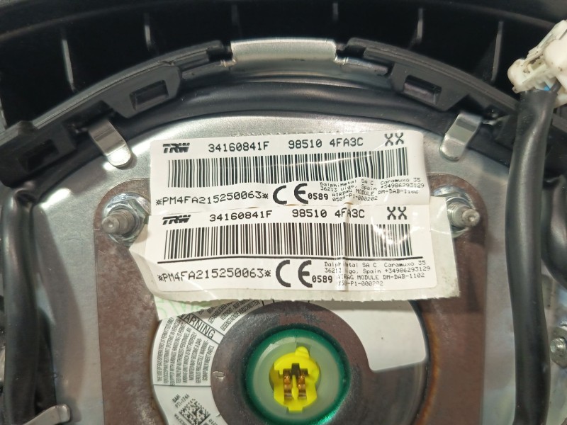 Recambio de airbag delantero izquierdo para nissan nv200 furgoneta e-nv (me0n) referencia OEM IAM K8510JX50A  