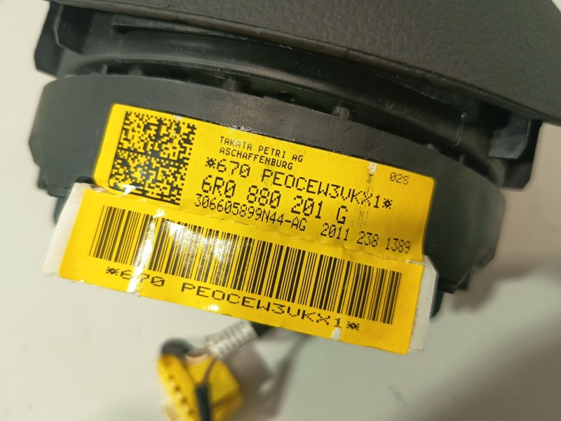 Recambio de airbag delantero izquierdo para volkswagen polo v (6r1, 6c1) 1.2 referencia OEM IAM 6R0880201G  