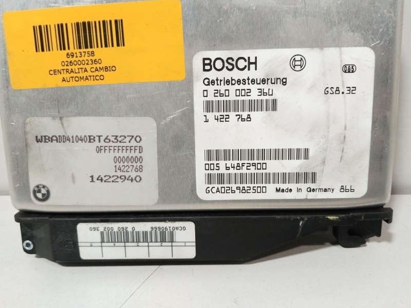 Recambio de centralita cambio automatico para bmw 5 (e39) 523 i referencia OEM IAM 0260002360  