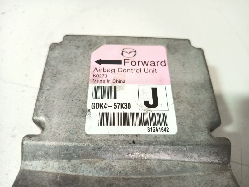 Recambio de centralita airbag para mazda 6 hatchback (gh) 2.2 mzr-cd (gh10) referencia OEM IAM GDK457K30  