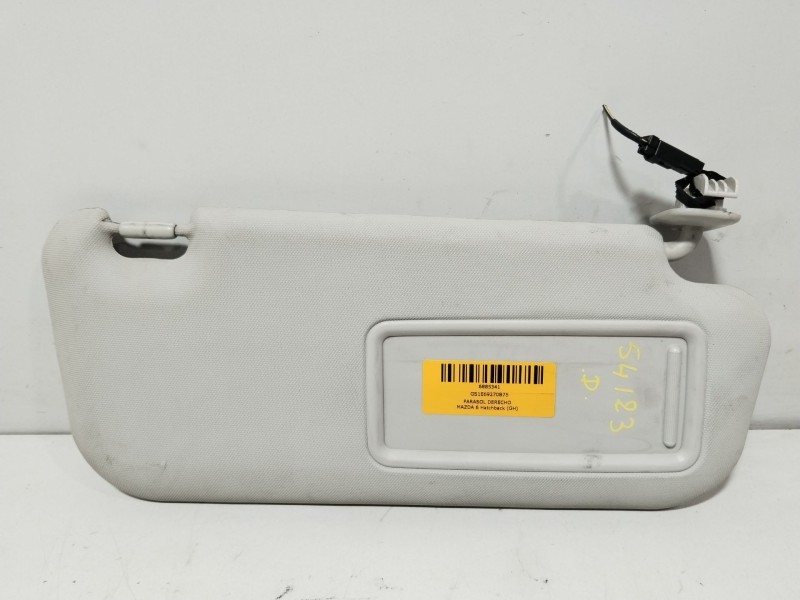 Recambio de parasol derecho para mazda 6 hatchback (gh) 2.2 mzr-cd (gh10) referencia OEM IAM GS1E69270B75  