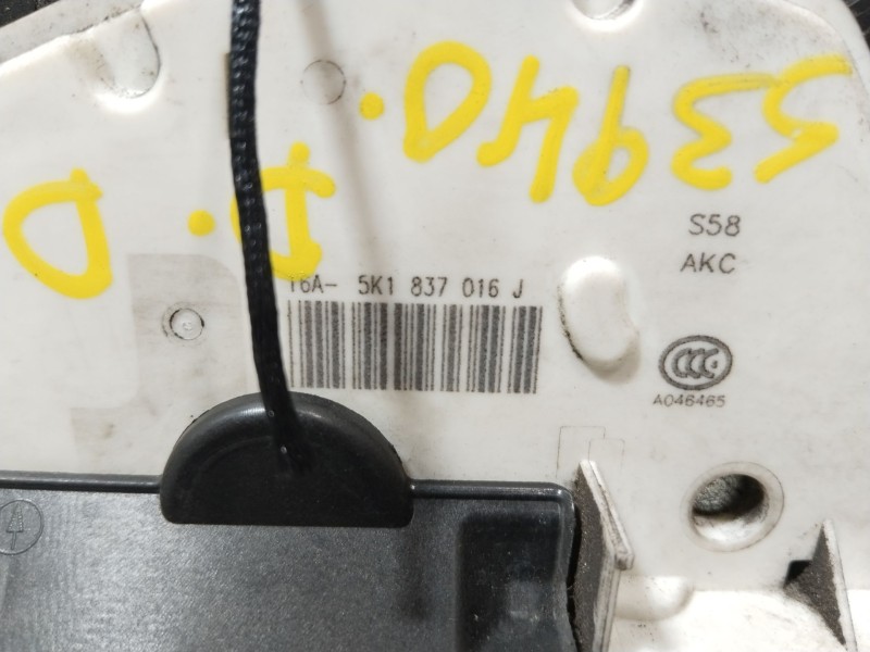 Recambio de cerradura puerta delantera derecha para seat leon (5f1) 1.5 tgi referencia OEM IAM 5K1837016J  