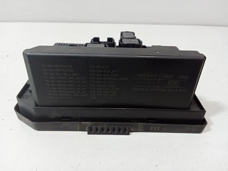 Recambio de caja reles / fusibles para nissan qashqai i (j10, nj10) 2.0 referencia OEM IAM 284B7JD00B  